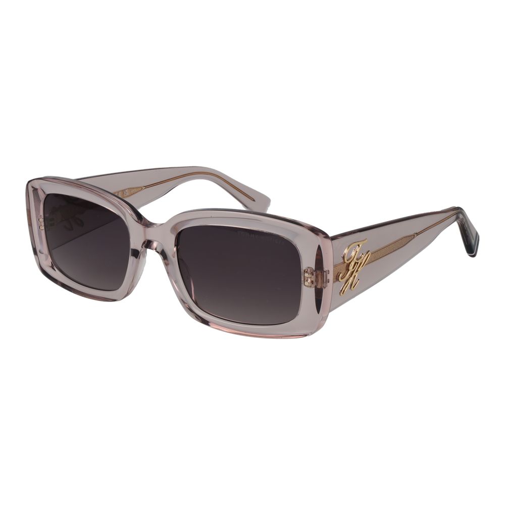 Tommy Hilfiger Rose Acetate Rectangle Sunglasses