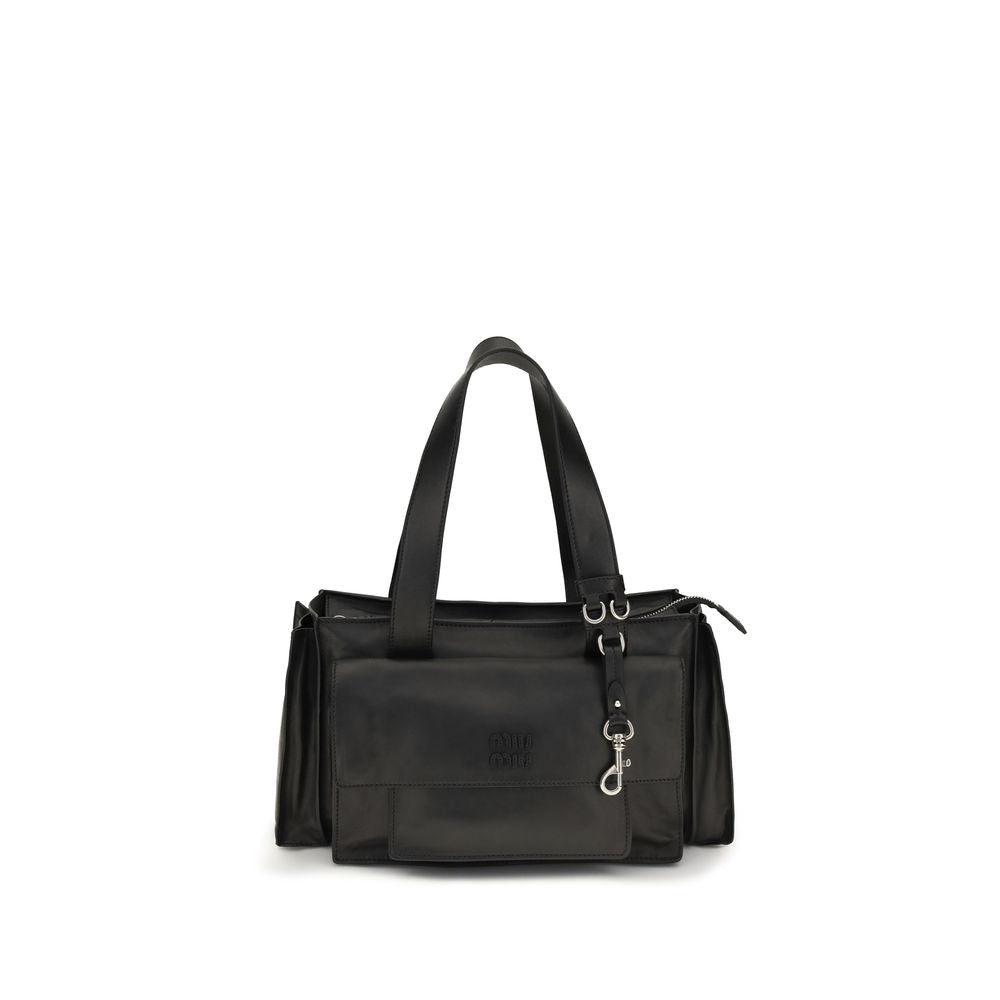 Miu Miu Brown Calf Leather Shoulder Bag