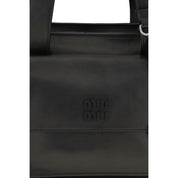 Miu Miu Brown Calf Leather Utilitaire Shoulder Bag