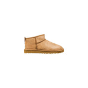 UGG Beige Leather Twinface Ankle Boots
