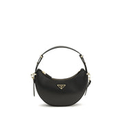Prada Black Calf Leather Shoulder Bag