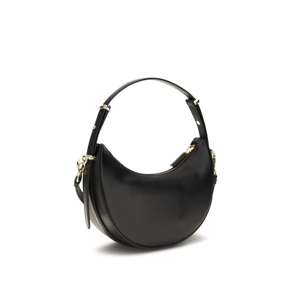 Prada Black Calf Leather Shoulder Bag