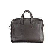 Piquadro Brown Leather Briefcase