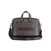 Piquadro Brown Leather Briefcase