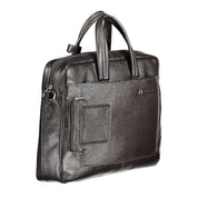 Piquadro Brown Leather Briefcase