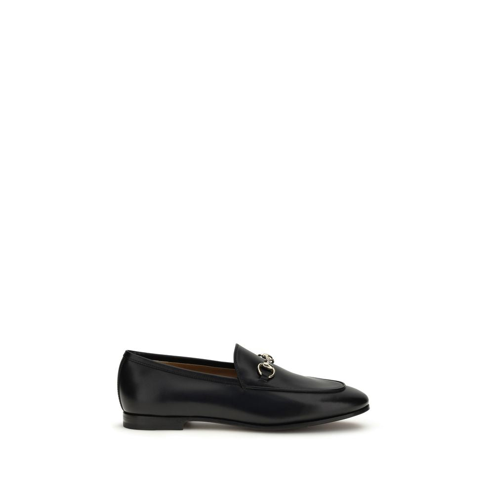 Gucci Black Calf Leather Loafers