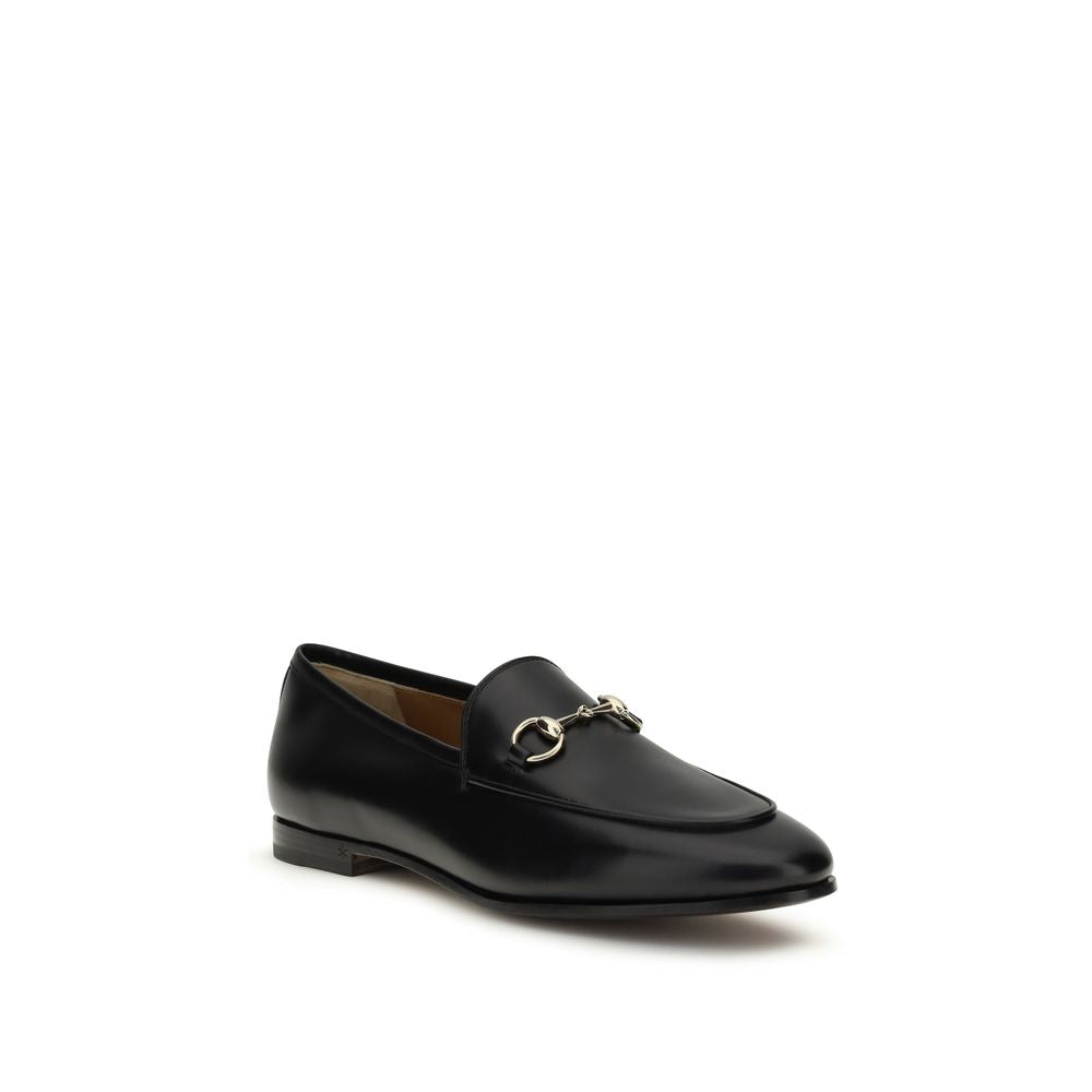 Gucci Black Calf Leather Loafers