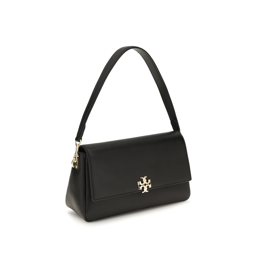 Tory Burch Black Calf Leather Shoulder Bag