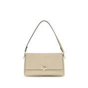Tory Burch Beige Calf Leather Shoulder Bag