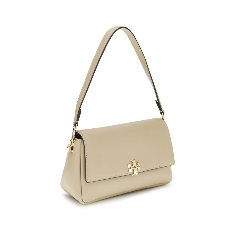 Tory Burch Beige Calf Leather Shoulder Bag