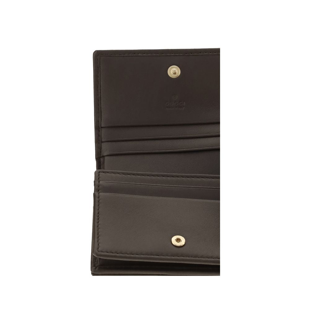 Gucci Brown Calf Leather Wallet