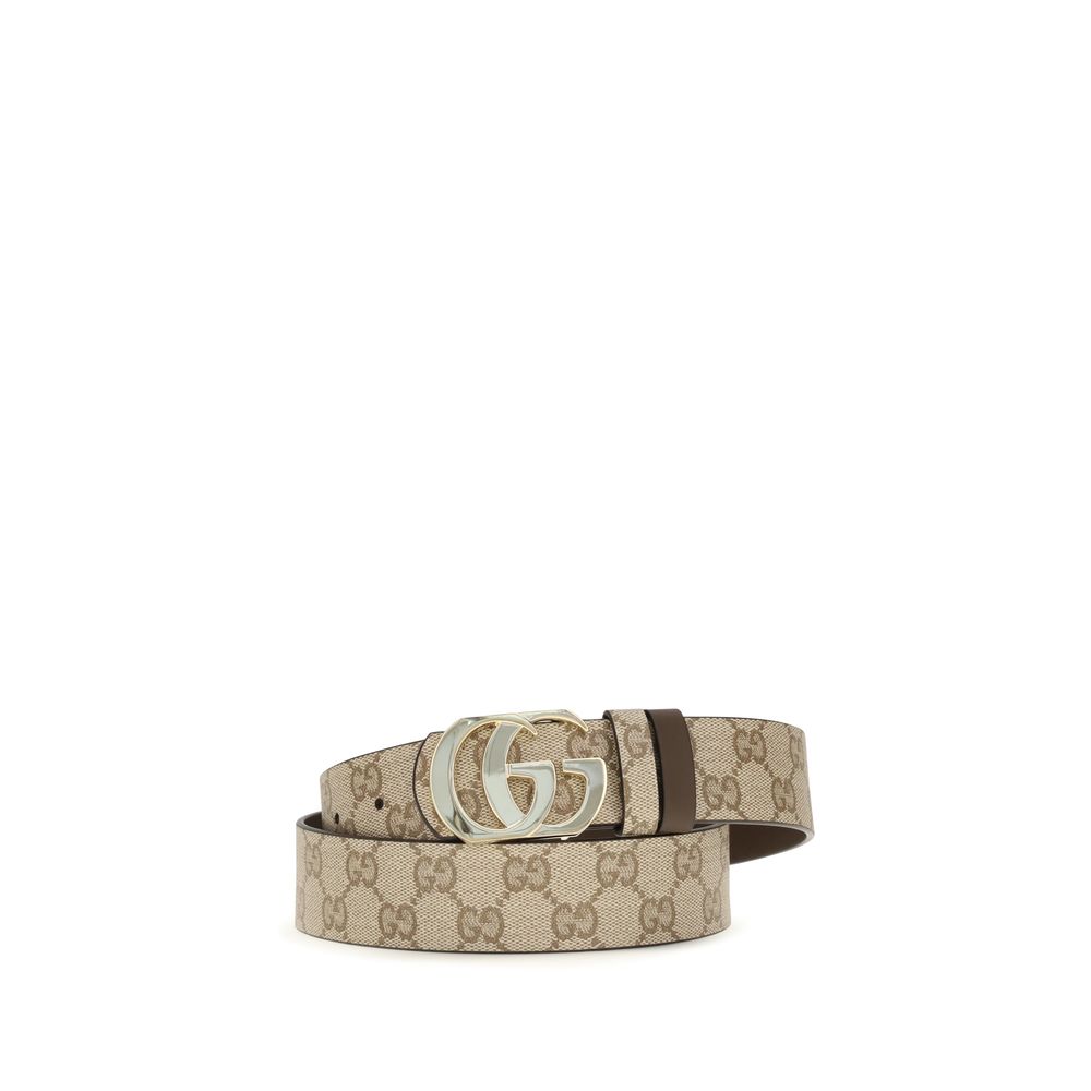 Gucci Beige Calf Leather Regular Belt
