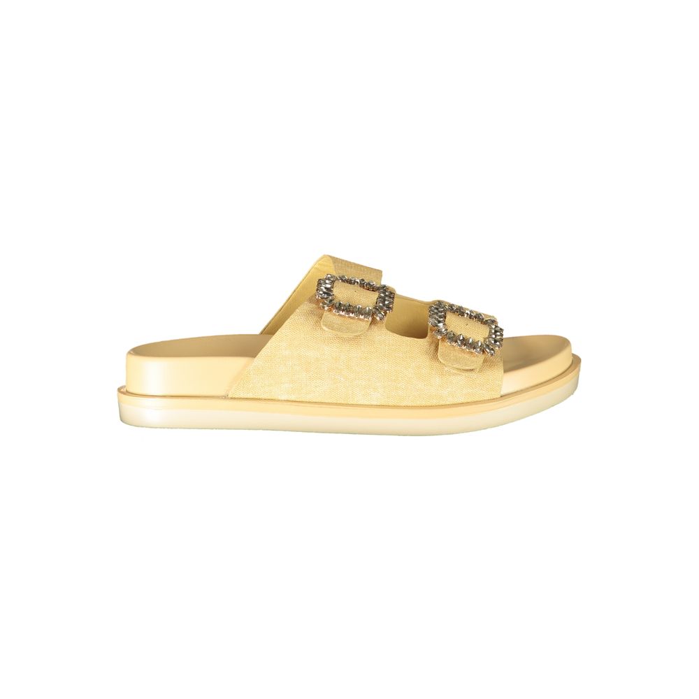 Laura Biagiotti Beige Polyurethane Slippers