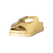 Laura Biagiotti Beige Polyurethane Slippers