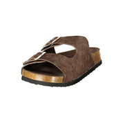 Laura Biagiotti Brown Polyurethane Sandals