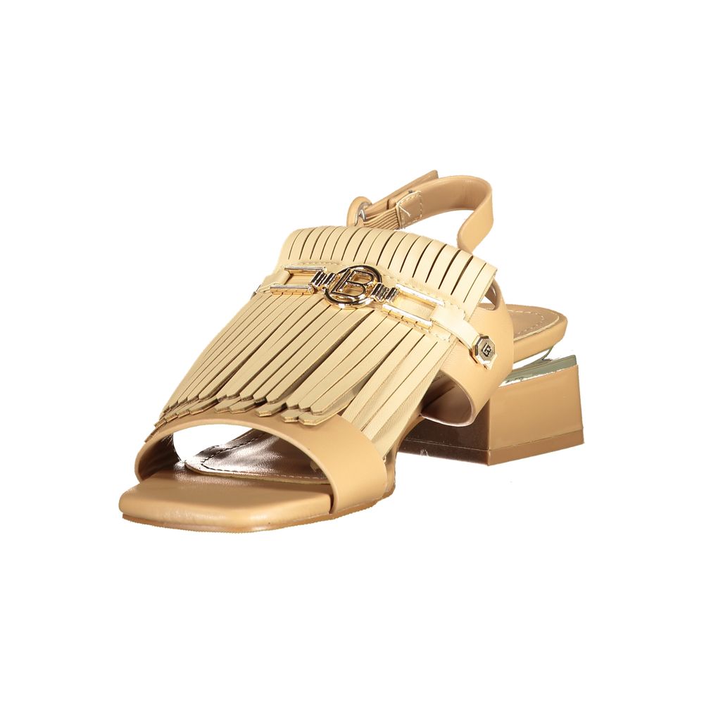 Laura Biagiotti Beige Polyurethane Sandal