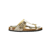 Guld Poliuretano Damslippers