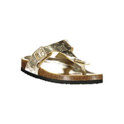 Guld Poliuretano Damslippers