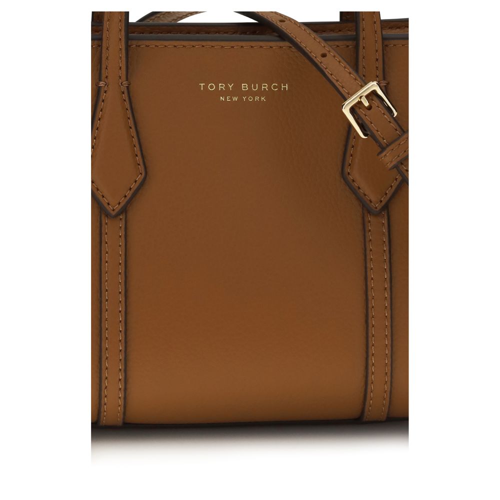 Tory Burch Brown Calf Leather Shoulder Bag