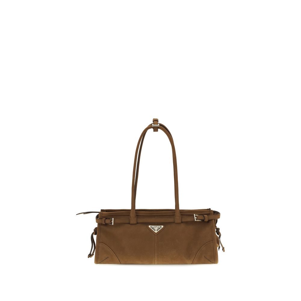 Prada Brown Calf Leather Handbag