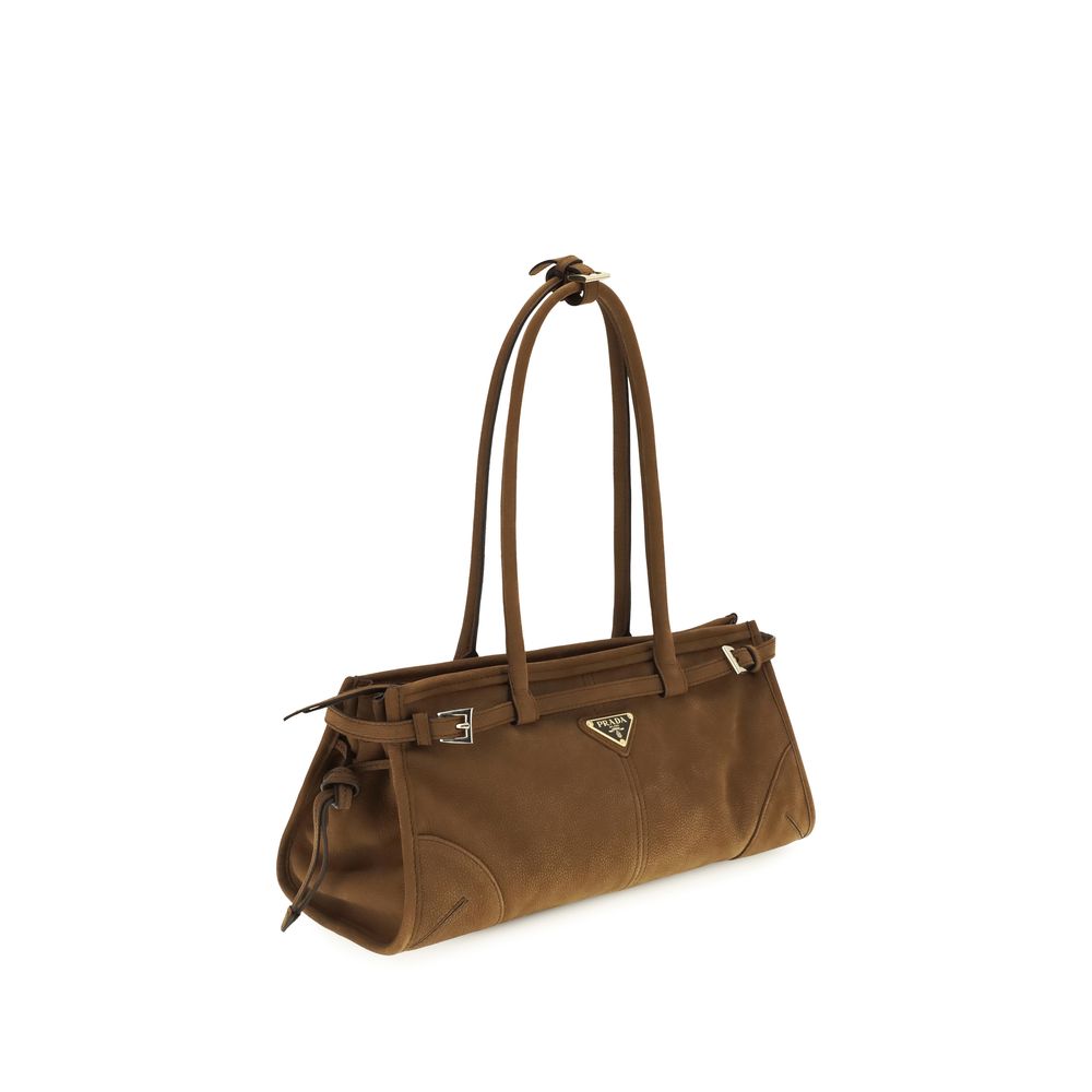 Prada Brown Calf Leather Handbag