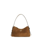 Prada Brown Calf Leather Shoulder Bag