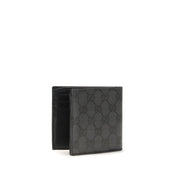 Gucci Black Fabric Bi-fold Wallet