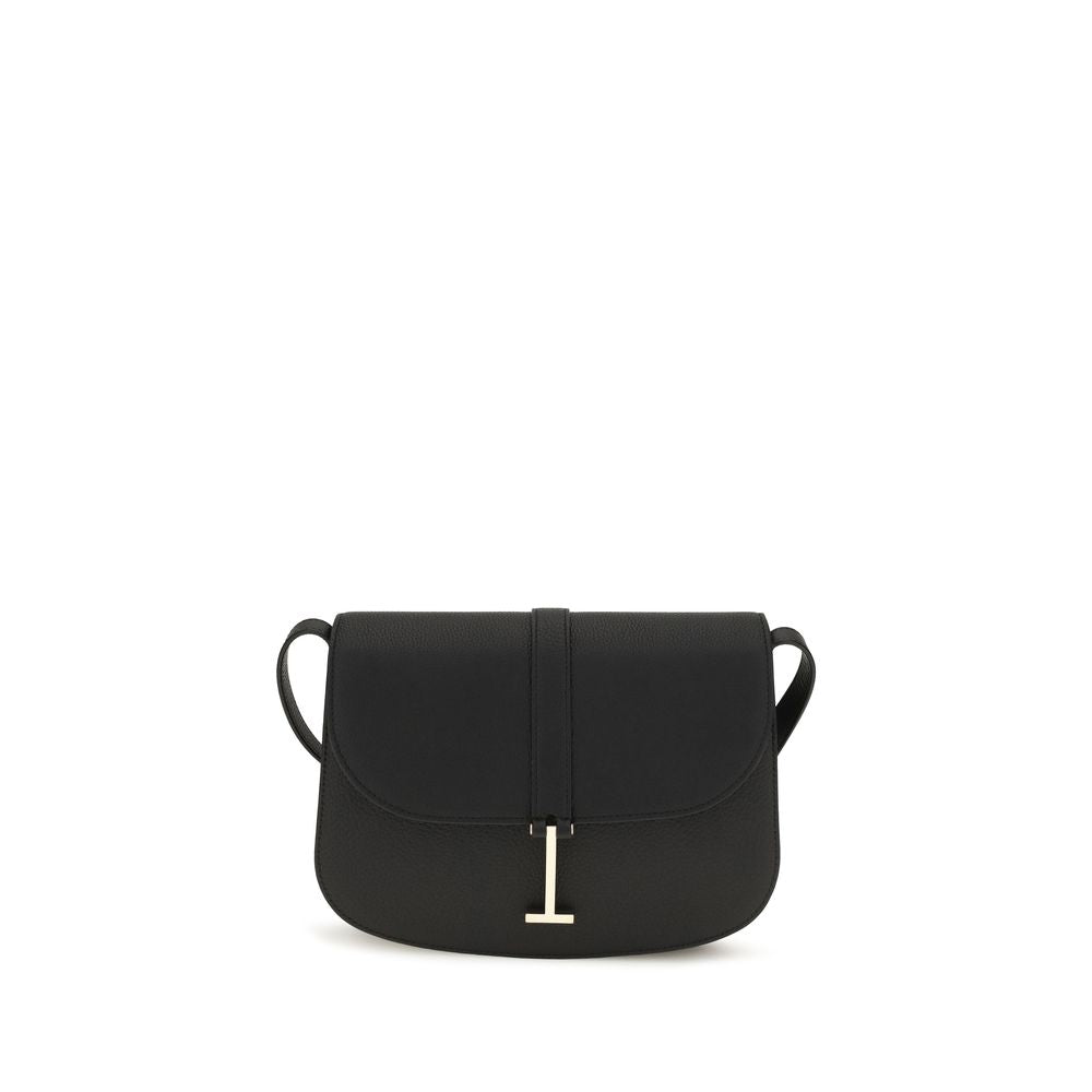 Tom Ford Black Calf Leather Shoulder Bag