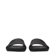 The Row Black Cotton Slippers