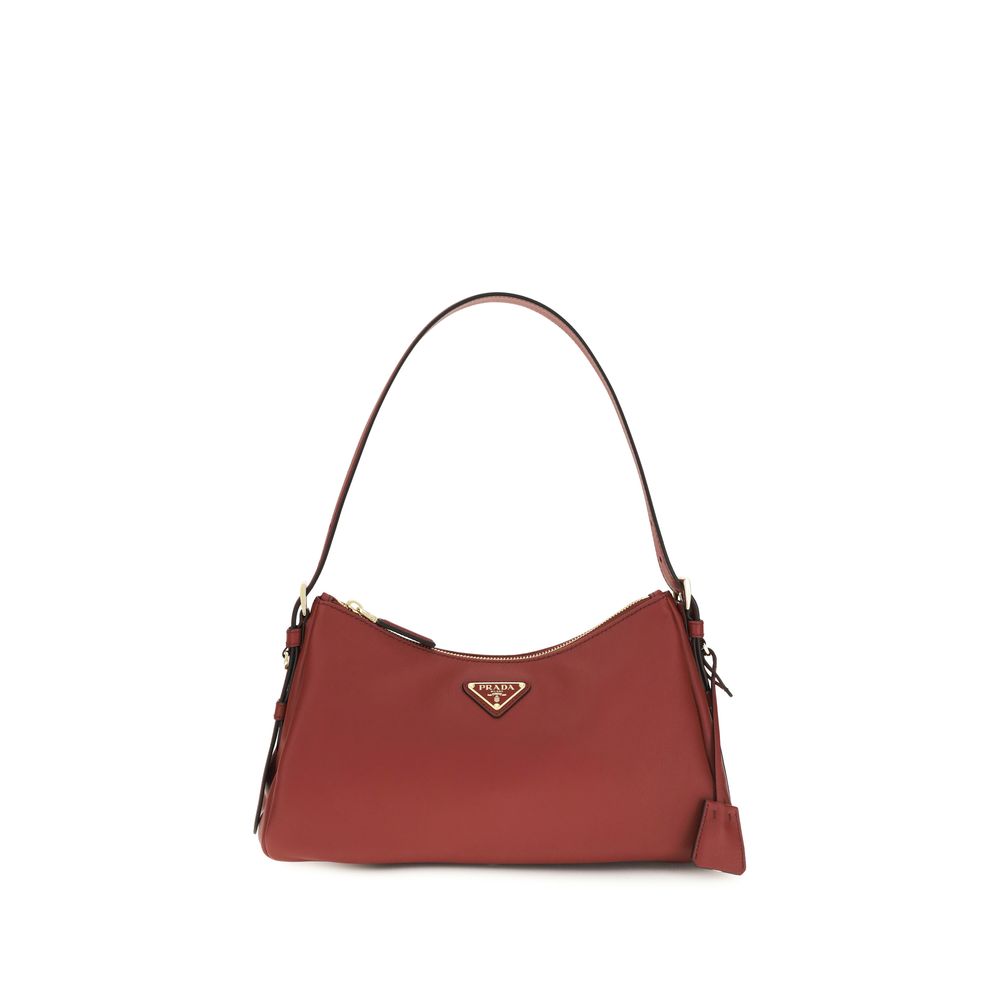 Prada Multicolor Calf Leather Shoulder Bag