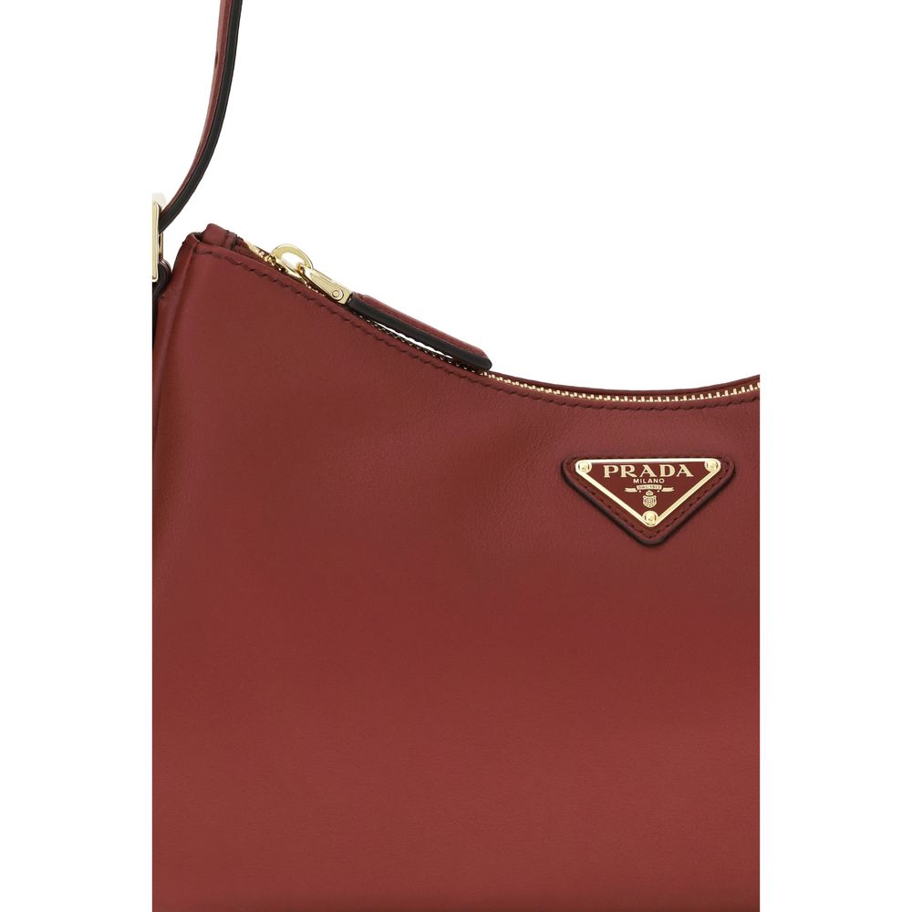 Prada Multicolor Calf Leather Shoulder Bag