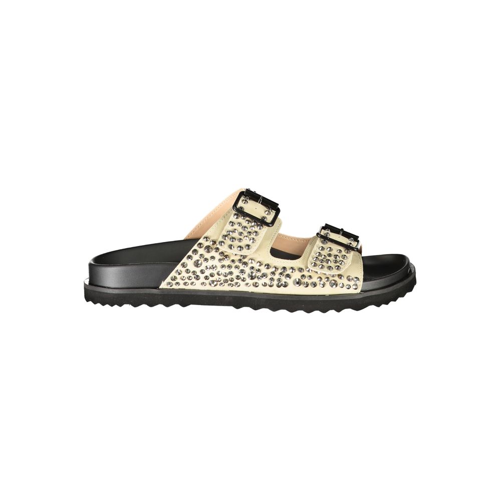 Laura Biagiotti Beige Polyurethane Slippers