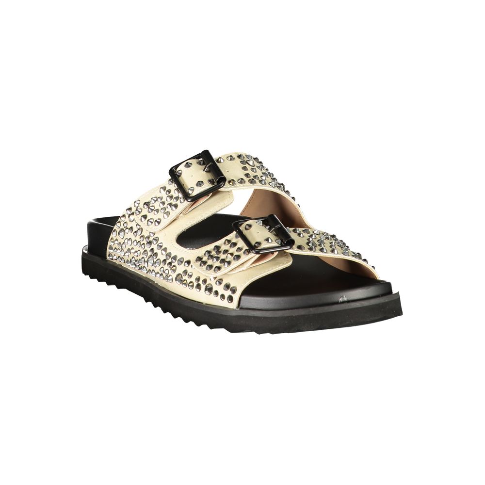 Laura Biagiotti Beige Polyurethane Slippers