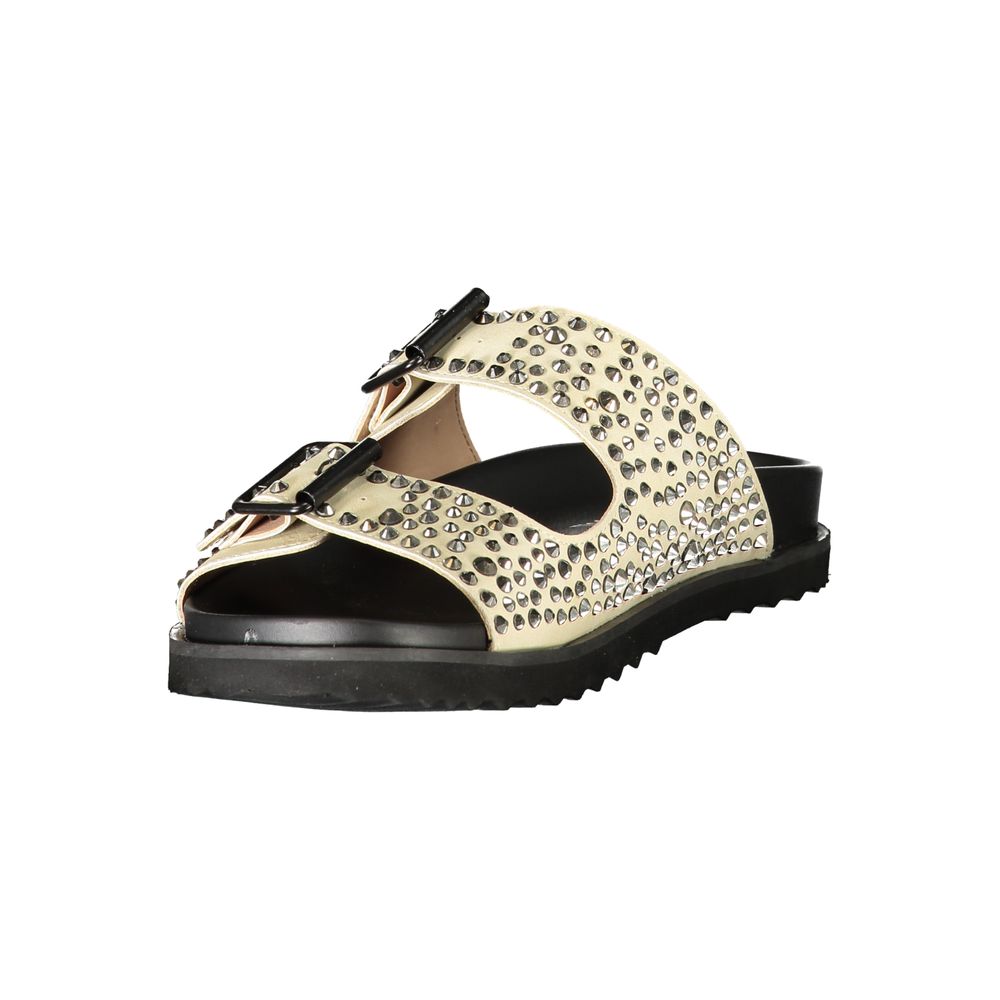 Laura Biagiotti Beige Polyurethane Slippers