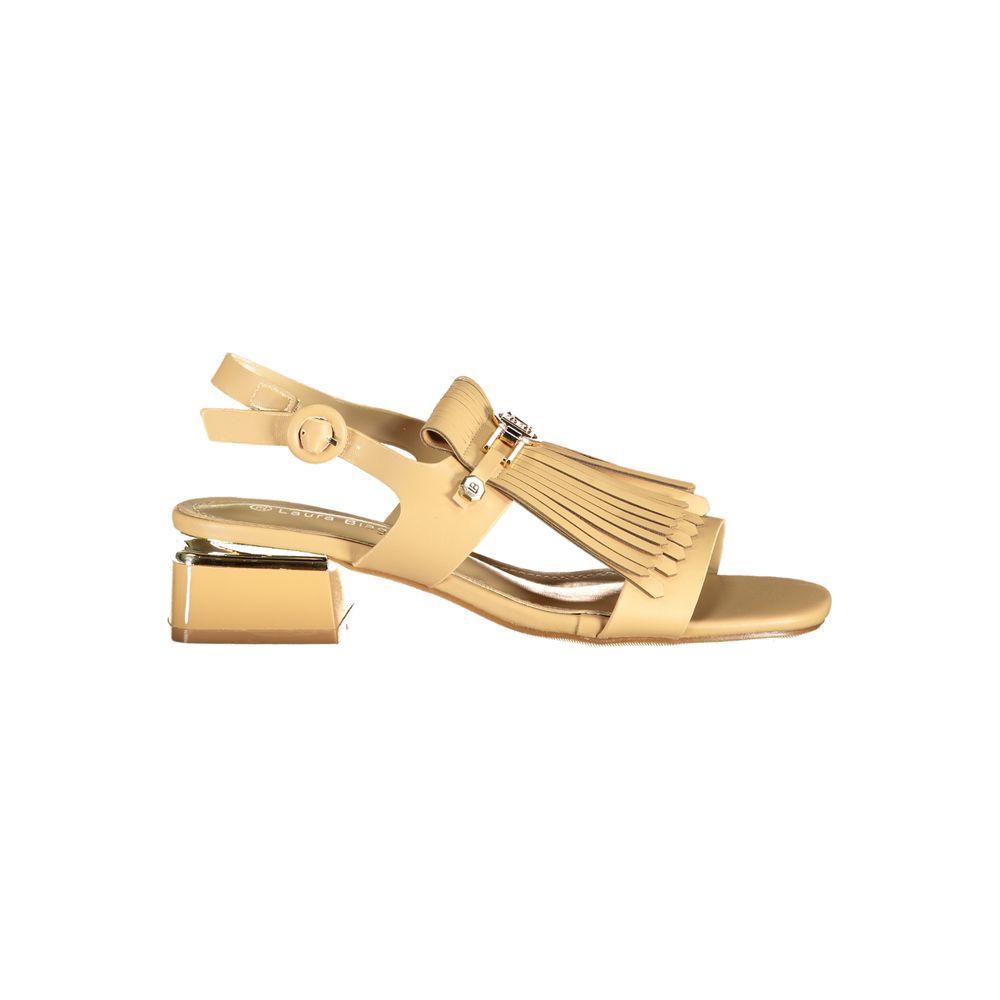 Laura Biagiotti Beige Polyurethane Sandals