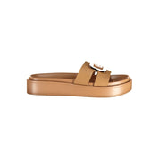 Laura Biagiotti Beige Polyurethane Sandal