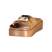 Laura Biagiotti Beige Polyurethane Sandal