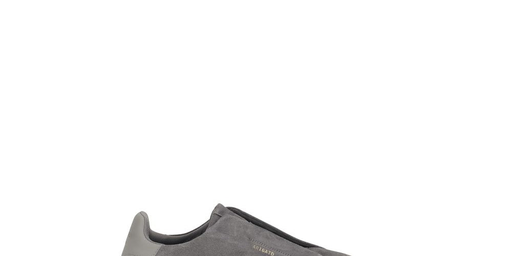 Axel Arigato Gray Calf Leather Low Top Sneakers