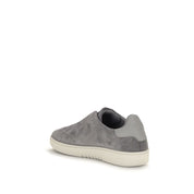 Axel Arigato Gray Calf Leather Low Top Sneakers