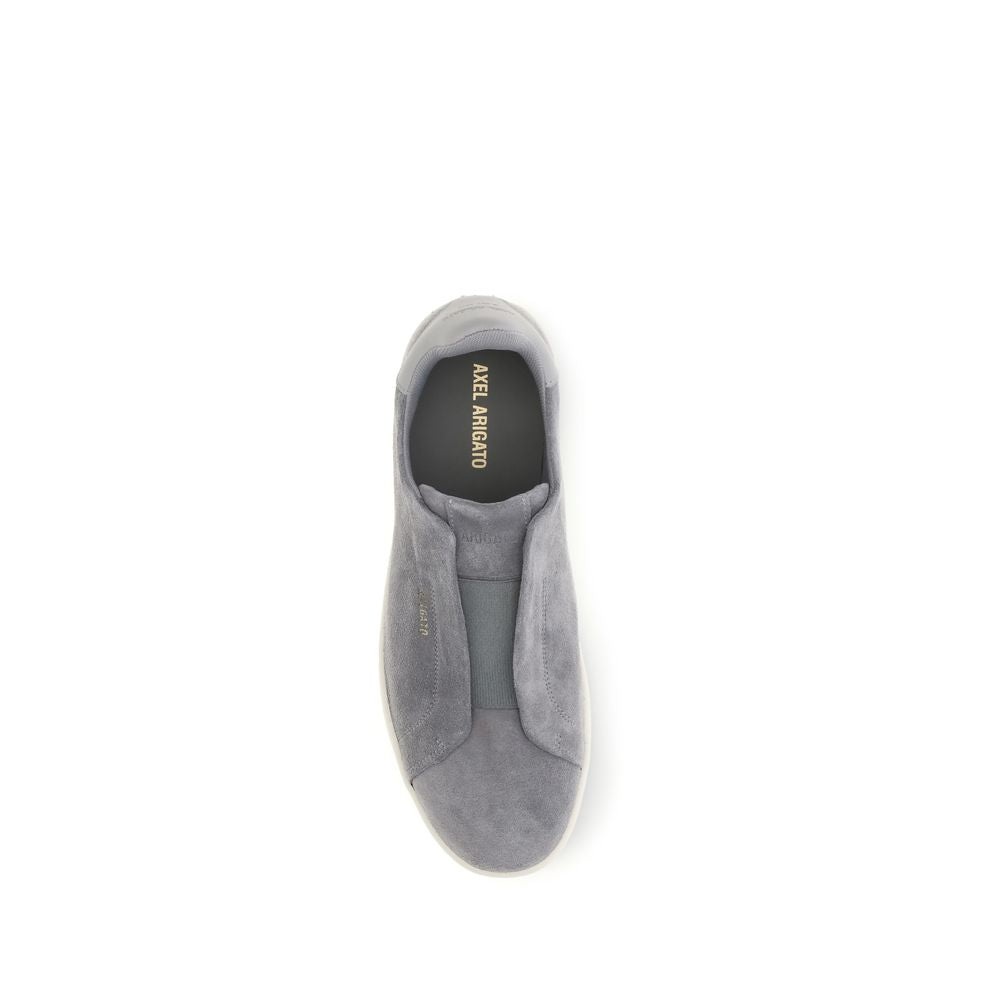 Axel Arigato Gray Calf Leather Low Top Sneakers