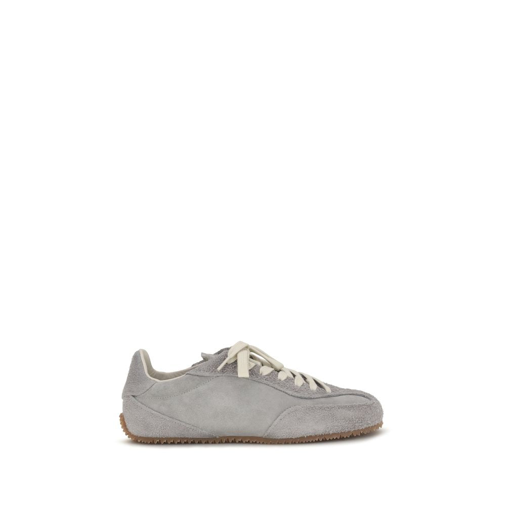 Axel Arigato Gray Calf Leather Low Top Sneakers