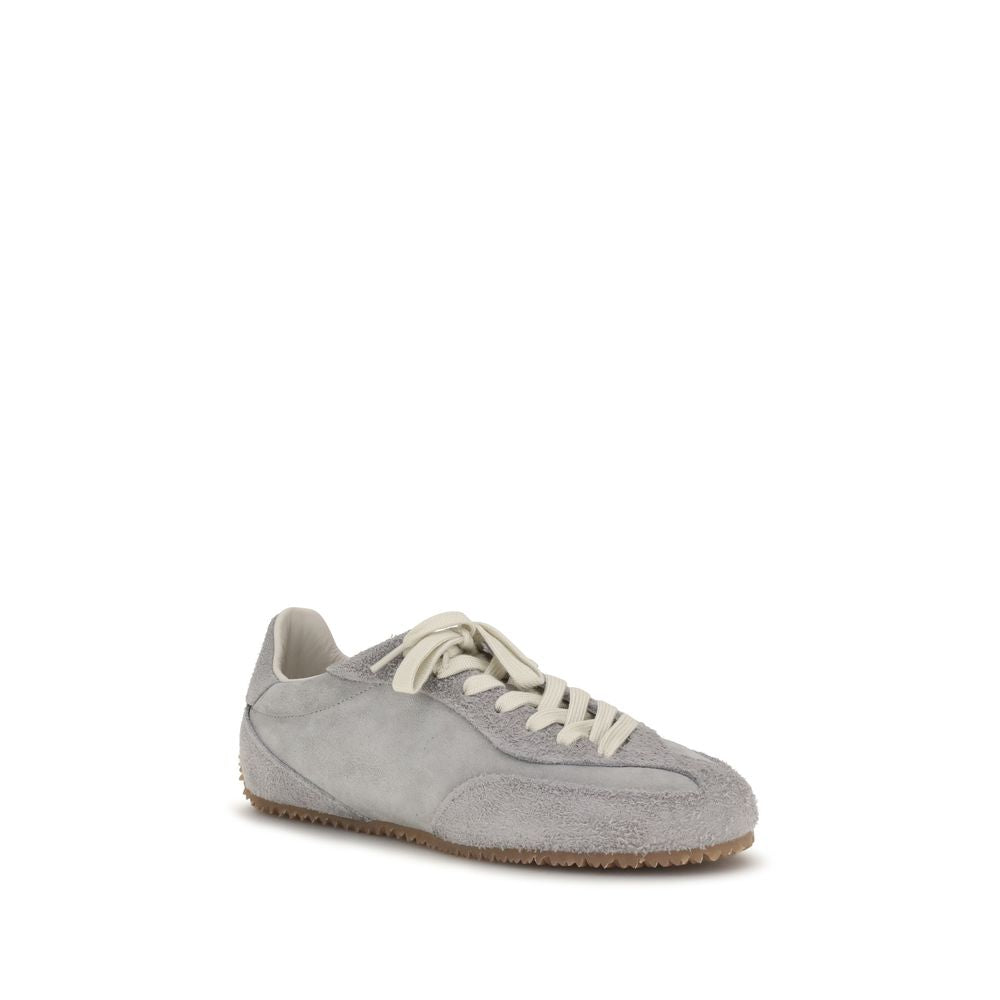 Axel Arigato Gray Calf Leather Low Top Sneakers