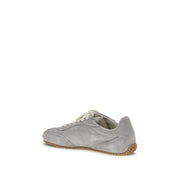 Axel Arigato Gray Calf Leather Low Top Sneakers