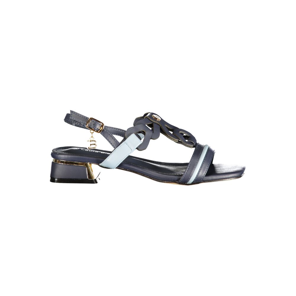 Laura Biagiotti Blue Polyurethane Sandal