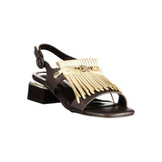 Laura Biagiotti Brown Polyurethane Sandals