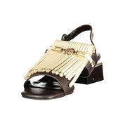 Laura Biagiotti Brown Polyurethane Sandals