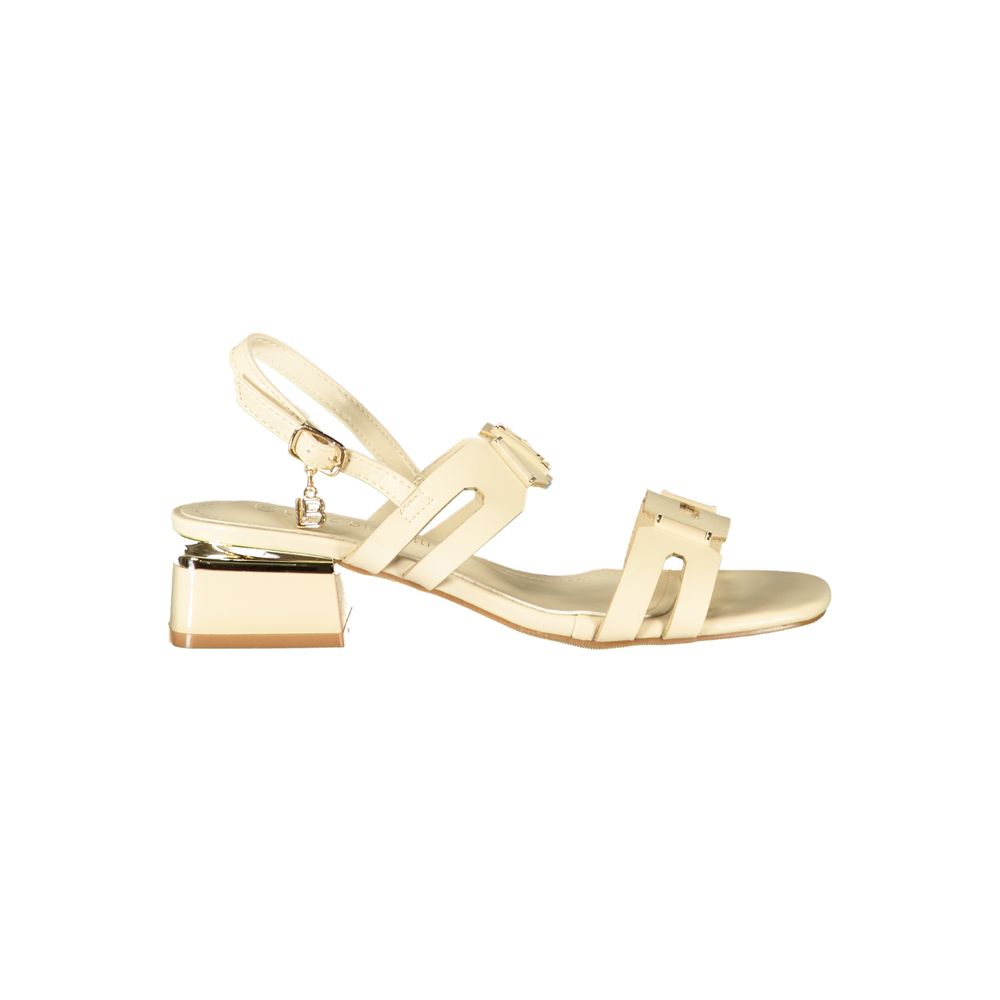 Laura Biagiotti Beige Polyurethane Sandal