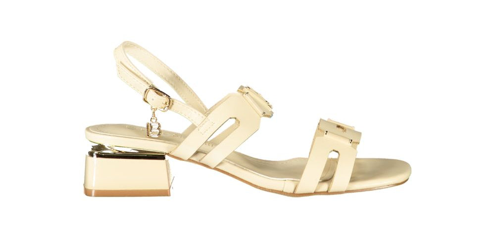 Laura Biagiotti Beige Polyurethane Sandals