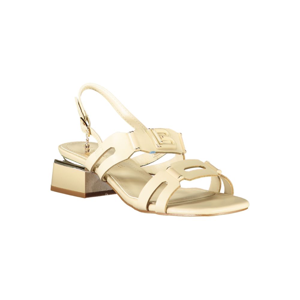 Laura Biagiotti Beige Polyurethane Sandal