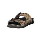 Laura Biagiotti Brown Polyurethane Slippers